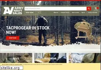 armynavysales.com