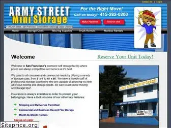 armystreetstorage.com