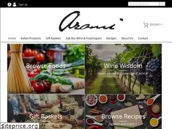 aromiwineandfood.com