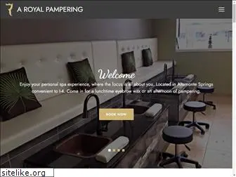 aroyalpampering.com