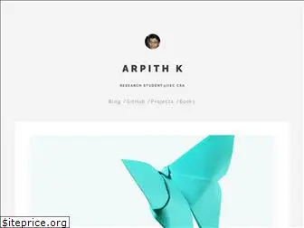 arpith.xyz