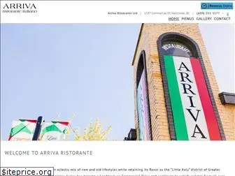 arrivarestaurant.ca