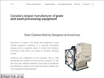 arrowcorp-grain-cleaning.com