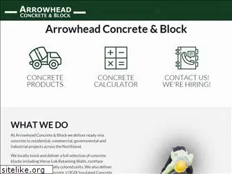 arrowheadconcreteworks.com