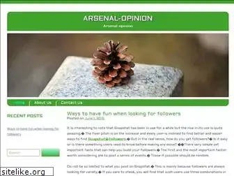 arsenal-opinion.com