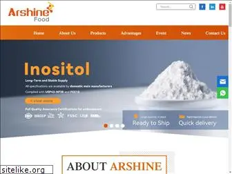 arshinefoodadditives.com