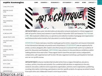 artandcritique.uk