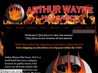 arthurwaynehotsauce.com