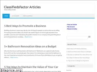 article.classifiedsfactor.com