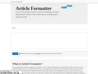 articleformatter.com