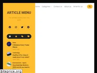 articlemenu.com