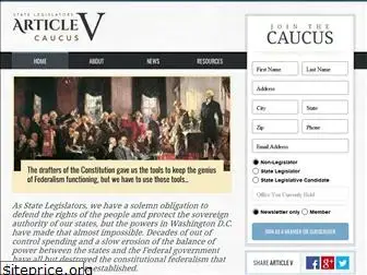 articlevcaucus.com