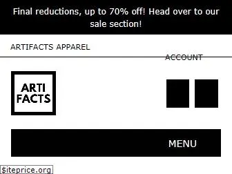 artifactsapparel.co.uk