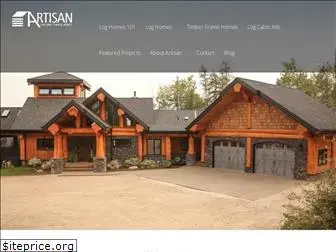 artisanloghomes.com