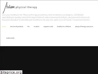 artisanphysicaltherapy.com