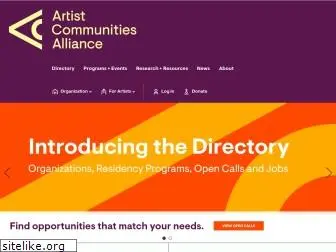 artistcommunities.org
