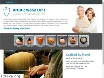 artisticwoodurns.com