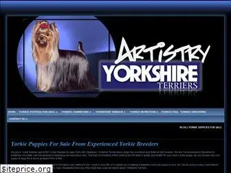 artistryyorkies.com