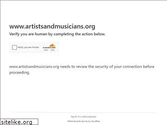 artistsandmusicians.org