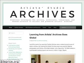 artiststudioarchives.org