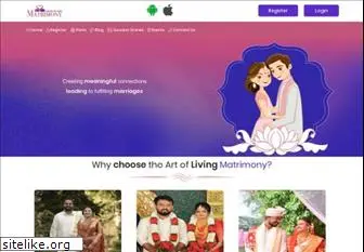 artoflivingmatrimony.org