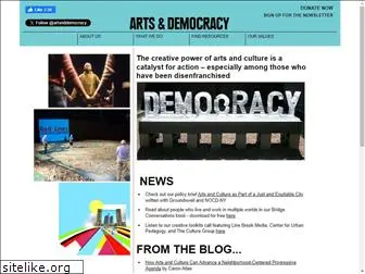 artsanddemocracy.org