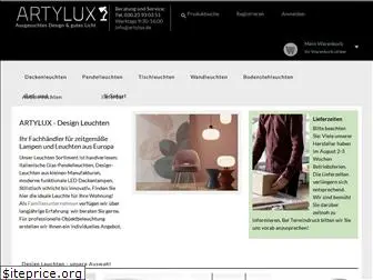 www.artylux.de website price