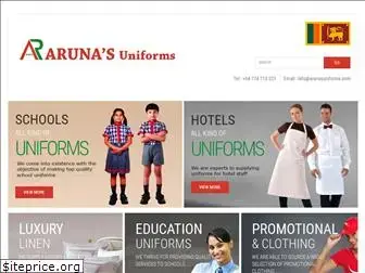 arunasuniforms.com