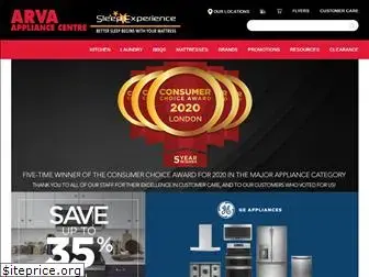 arvaappliances.com