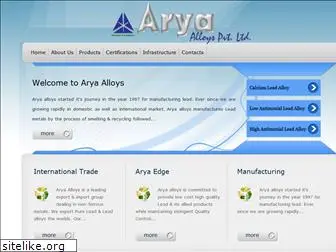 aryaalloys.com