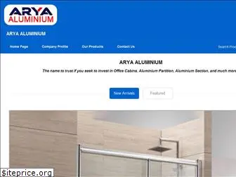 aryaaluminium.com