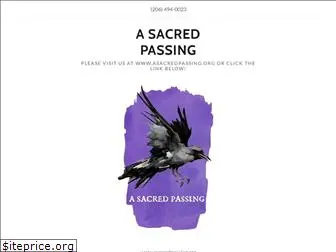 asacredpassing.com