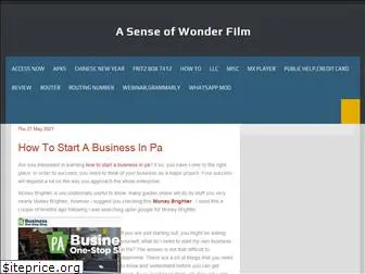 asenseofwonderfilm.com