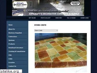 ashcraftsdecorativeconcrete.com