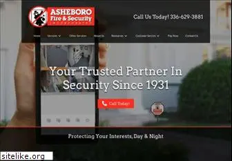 asheborofireandsecurity.com