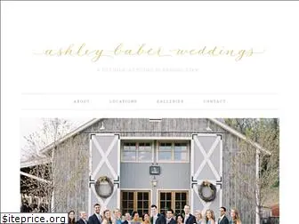 ashleybaberweddings.com