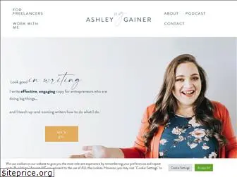 ashleygainer.com