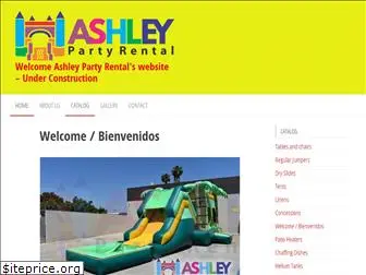 ashleypartyrentals.com