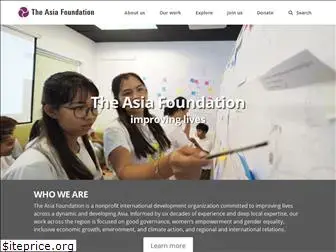 asiafoundation.com