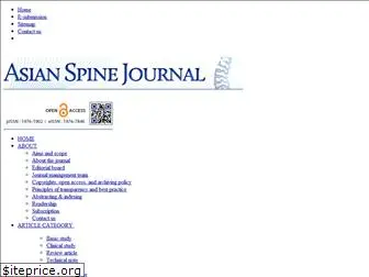 asianspinejournal.org