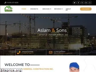 aslamandsons.com