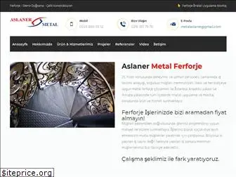 aslanermetalferforje.com