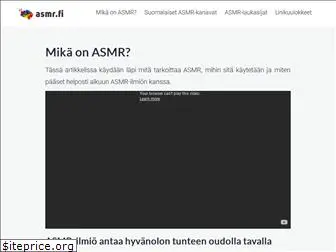 asmr.fi