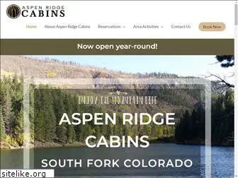 aspenridgecabins.com