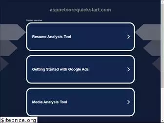 aspnetcorequickstart.com