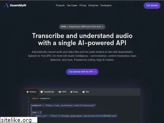 assemblyai.com