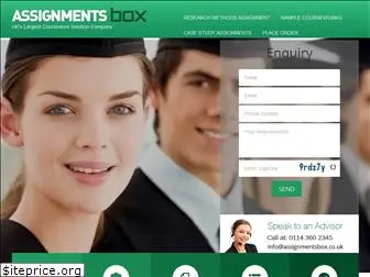 assignmentsbox.co.uk