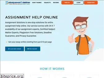 assignmentsolutions.net