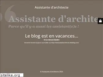 assistantedarchitecte.fr