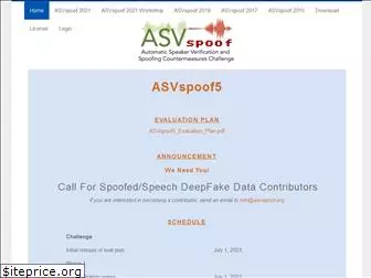 asvspoof.org